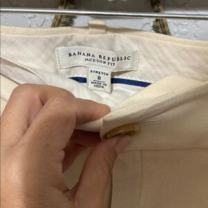 Banana Republic Beige Lined Trousers